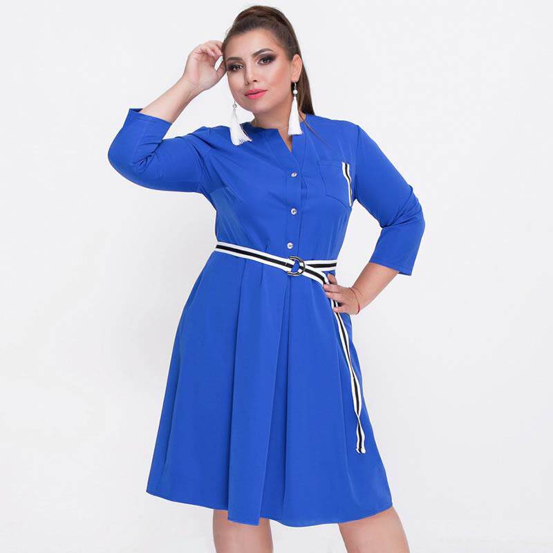 Summer Plus size fashion dress Fat Women shirt dresses 6XLin the Women's clothing/Boutique , Large size women  category - from Buy2taobao.com to provide professional Taobao agent buy service