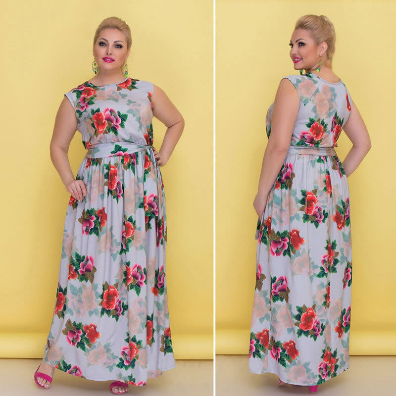 Fat Women Summer Maxi Dress casual Long sexy Dresses big 6XL在类目 女装/女士精品, 大码女装中 - 来自Buy2taobao.com提供专业的淘宝代购服务