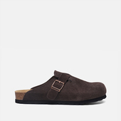 TANA 复古厚底懒人软木包头半拖鞋 勃肯鞋 真皮鞋 2025男女同款 ZABA