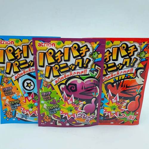 日本本土零食 MEISAN 跳跳糖 蜜瓜葡萄可乐汽水味5g