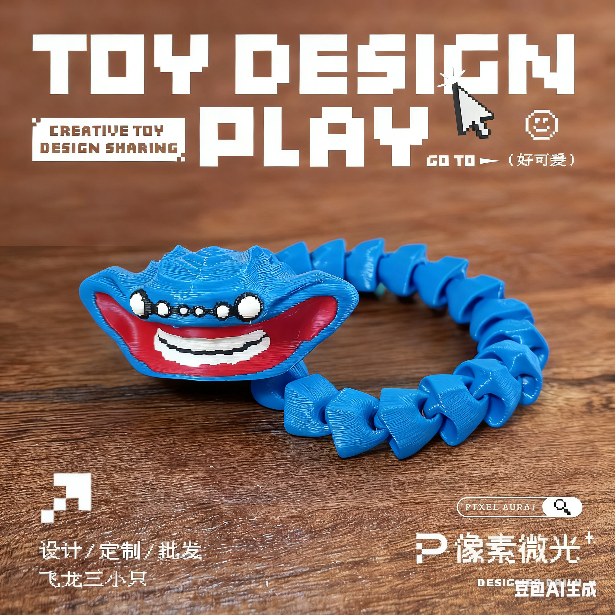 3D打印格兰玛雅海怪深海迷航