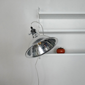 可调角度夹子灯 台灯 补光灯 复古工业铝灯罩钢丝夹式 美式