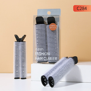 拉美拉自粘卷发器刘海卷发棒儿童短发卷梨花羊毛卷发夹蓬松头发根