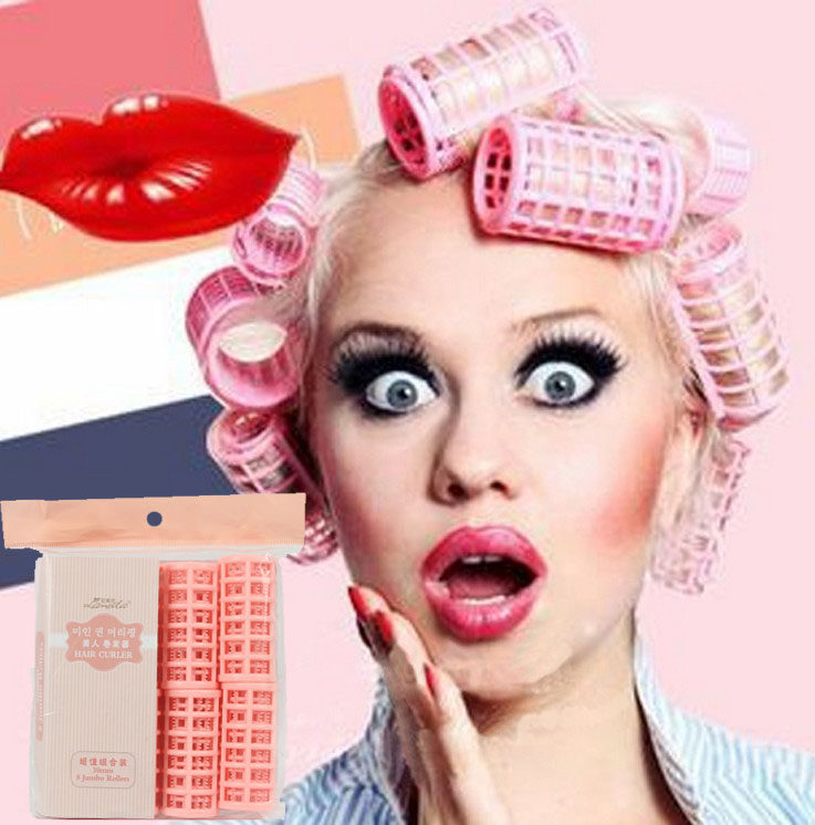 塑料卷发器子母卷发夹头帘卷发筒空气刘海内扣短发梨花发棒