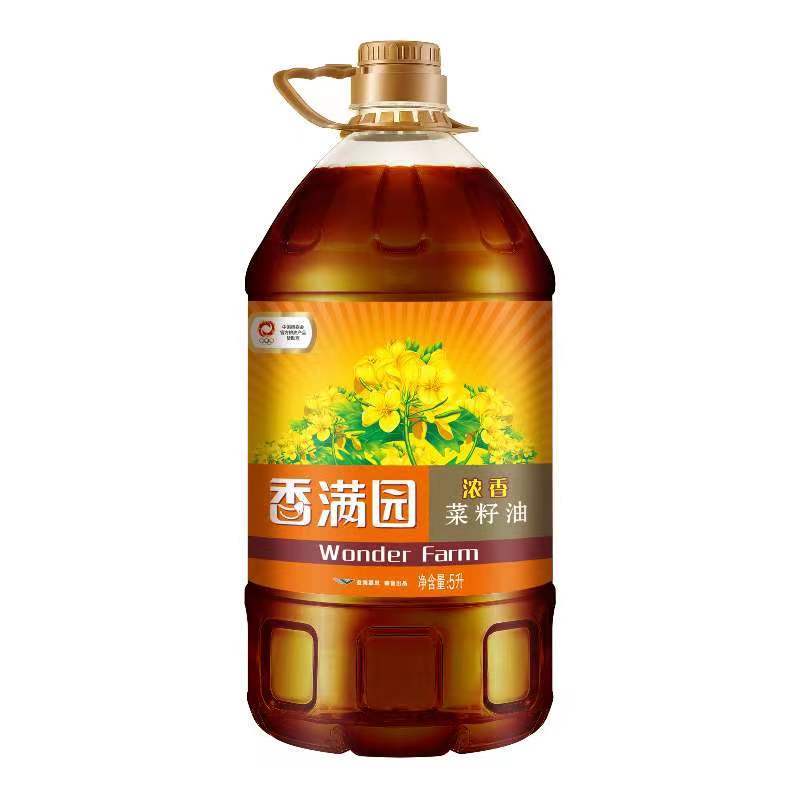 香满园浓香菜籽油5L转基因