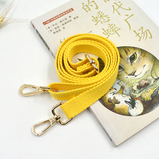 帆布斜挎包带子涤棉编织小包背包带百搭双肩包带包包配件肩带结实