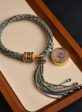 藏式轮回手绳唐卡扎基拉姆绿度母