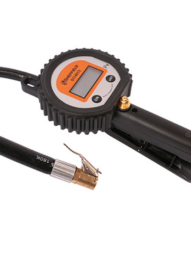 钢盾S114013汽车充气表手持式数显高精度数显汽车充气检测胎压表