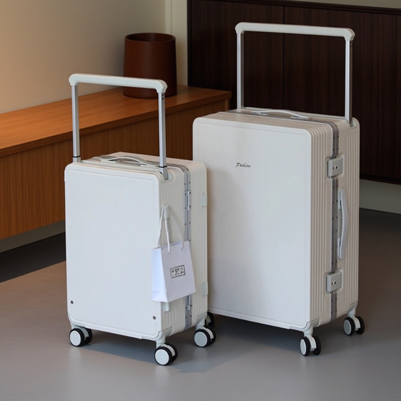 2025新款铝框行李箱男女万向轮高颜值密码箱大容量旅行登机箱20寸