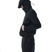 UPF100 剪裁 BEVAN 可拆卸帽 防泼立领冲锋防晒夹克