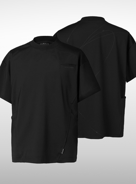 BEVAN UP|Galaxy sequence星系多向解构运动透气先锋冰感280g短袖