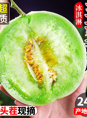 冰淇淋玉菇甜瓜9斤新鲜水果当季甜瓜正宗小香瓜脆甜小蜜瓜包邮