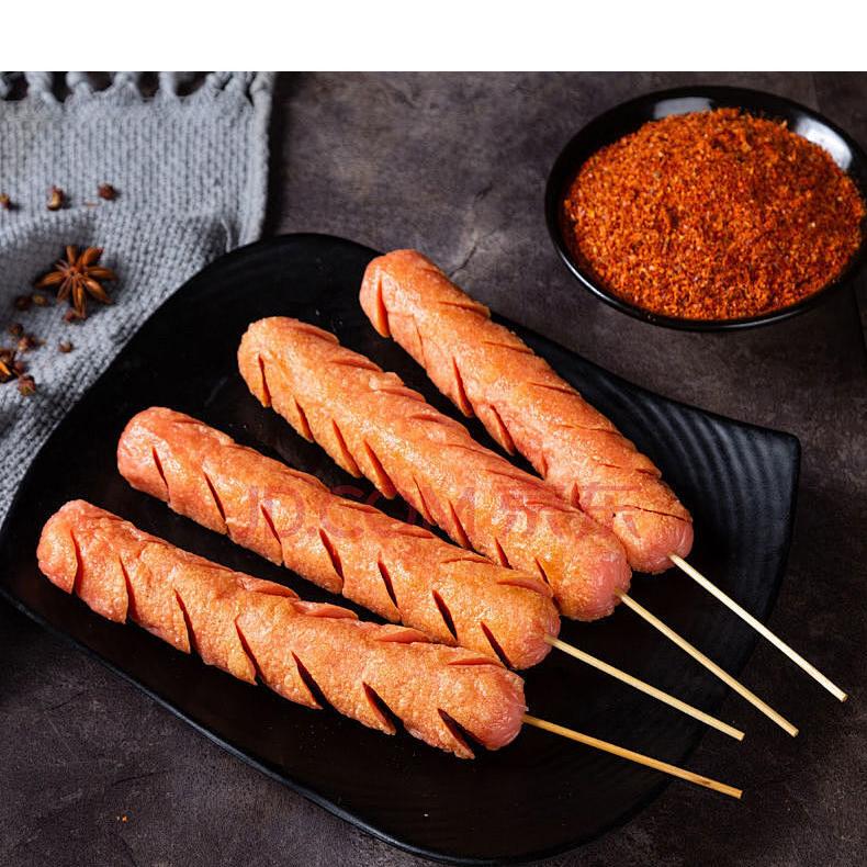 淀粉肠一次性竹签脆皮烤肠