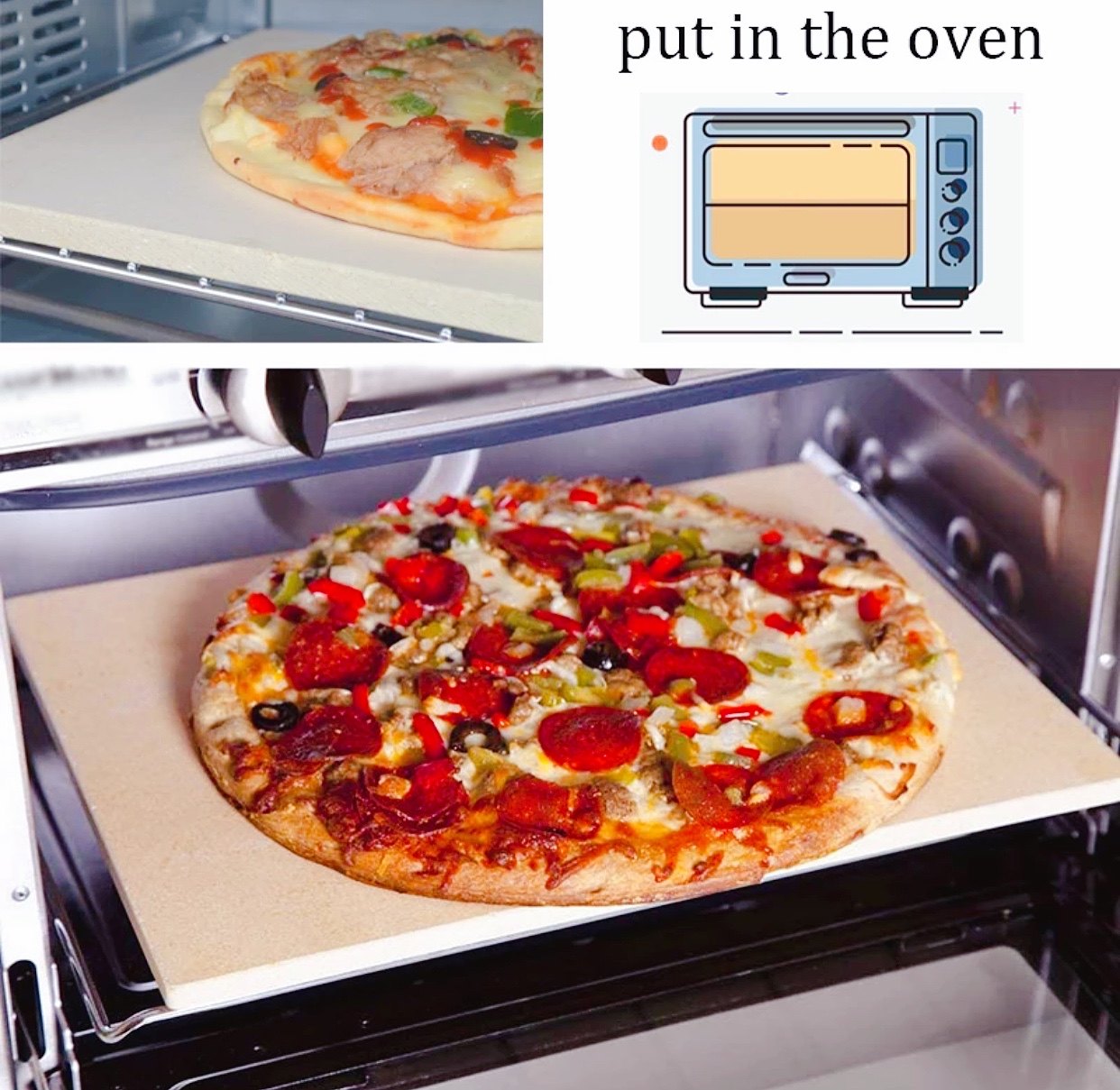 fda认证出口烘焙石板 30cm*30cm烤箱pizza披萨堇青石油布美国欧洲