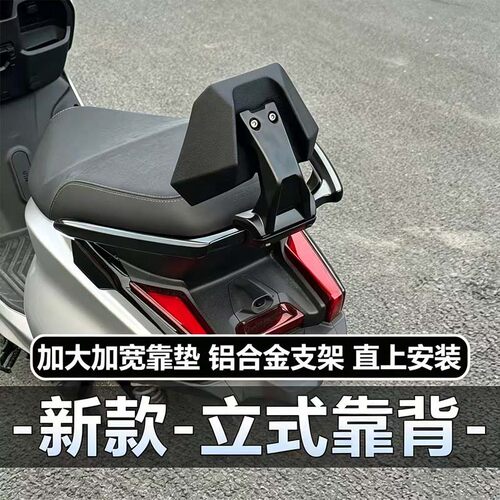 适用于极核AE4max2+/AE5iPro电摩AE6Pro靠背铝合金后靠背加厚靠垫