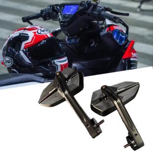 适用雅马哈NMAX155 XMAX300改装巴风特手把镜手里剑后视镜配件