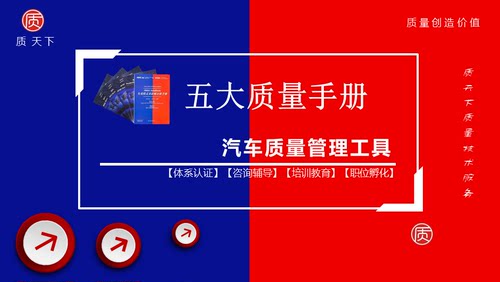 六大质量手册培训视频 APQP MSA SPC PPAP FMEA  CP资料撰写