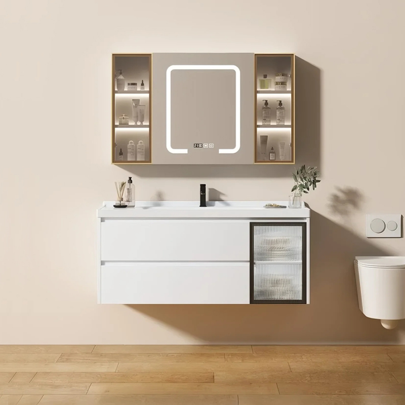 多层浴室柜组合多层实木简约