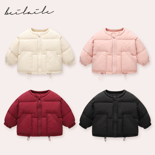 【高充绒量】【杜邦三防羽绒服外套】婴儿童外套男女宝宝羽绒服G2