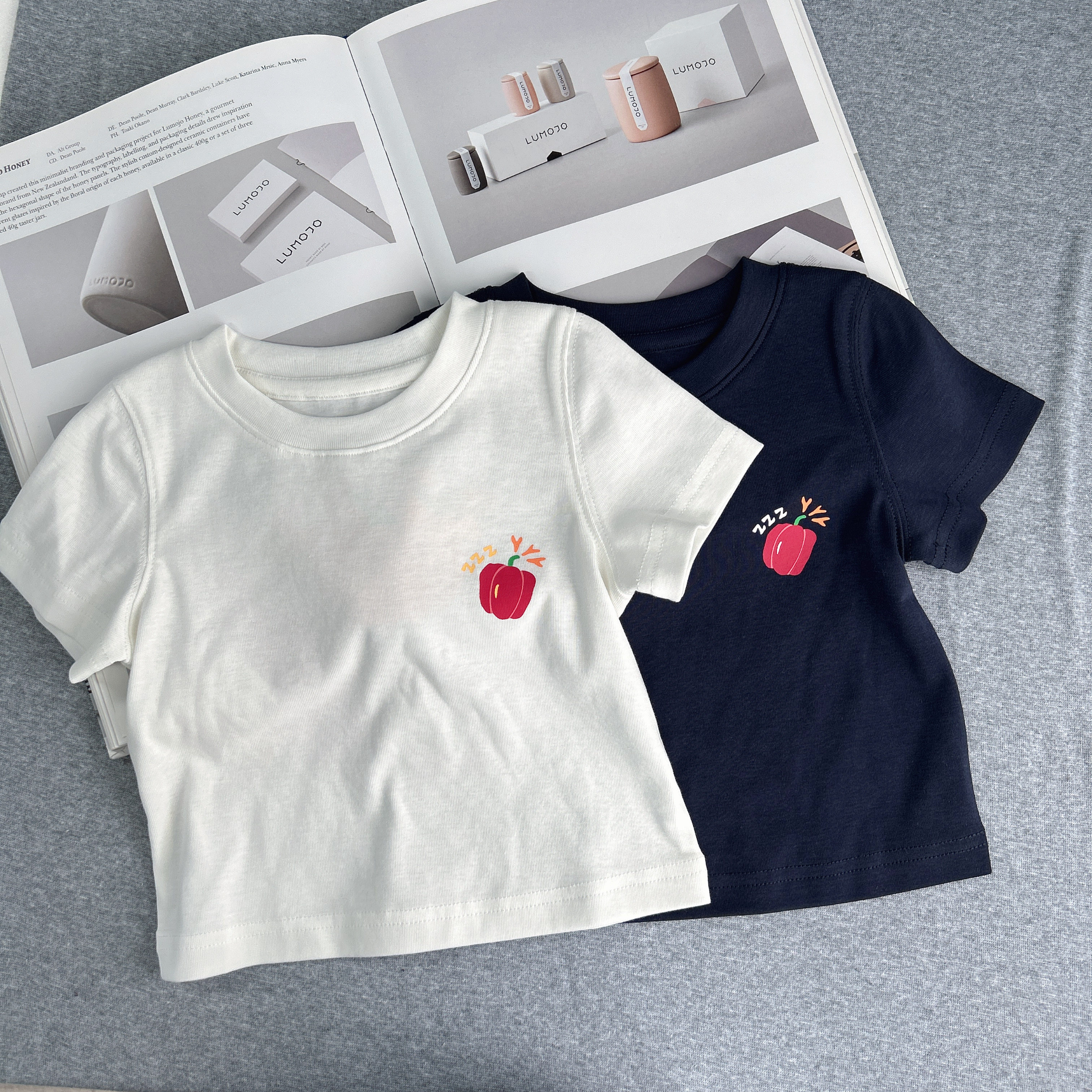 【亲子卡通短袖T 小乐妈咪】婴儿装男女童短袖T恤夏装宝宝夏季E2