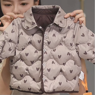 【三防双面穿衬衫羽绒 小乐妈咪】婴儿宝宝羽绒服冬白鸭绒轻薄