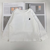 双纱柔棉绣花打底长袖 宝宝长袖 T恤上衣小童衣服秋冬装 H26