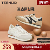 新款 天美意厚底复古阿甘德训鞋 KG001AM4 子休闲鞋 春季 运动鞋 女鞋