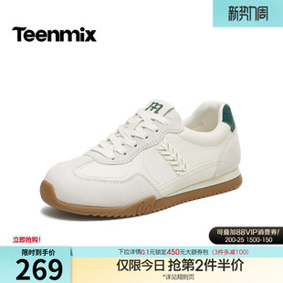 运动鞋 新款 女休闲鞋 秋季 BL132CM5 小白鞋 天美意复古阿甘德训鞋