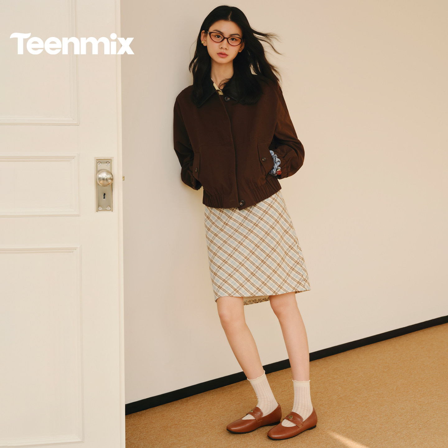 【好物体验专享】天美意复古软底玛丽珍皮鞋平底鞋女单鞋KM108AQ6,女鞋,玛丽珍鞋,淘宝优惠券,粉丝福利购,淘宝优惠卷