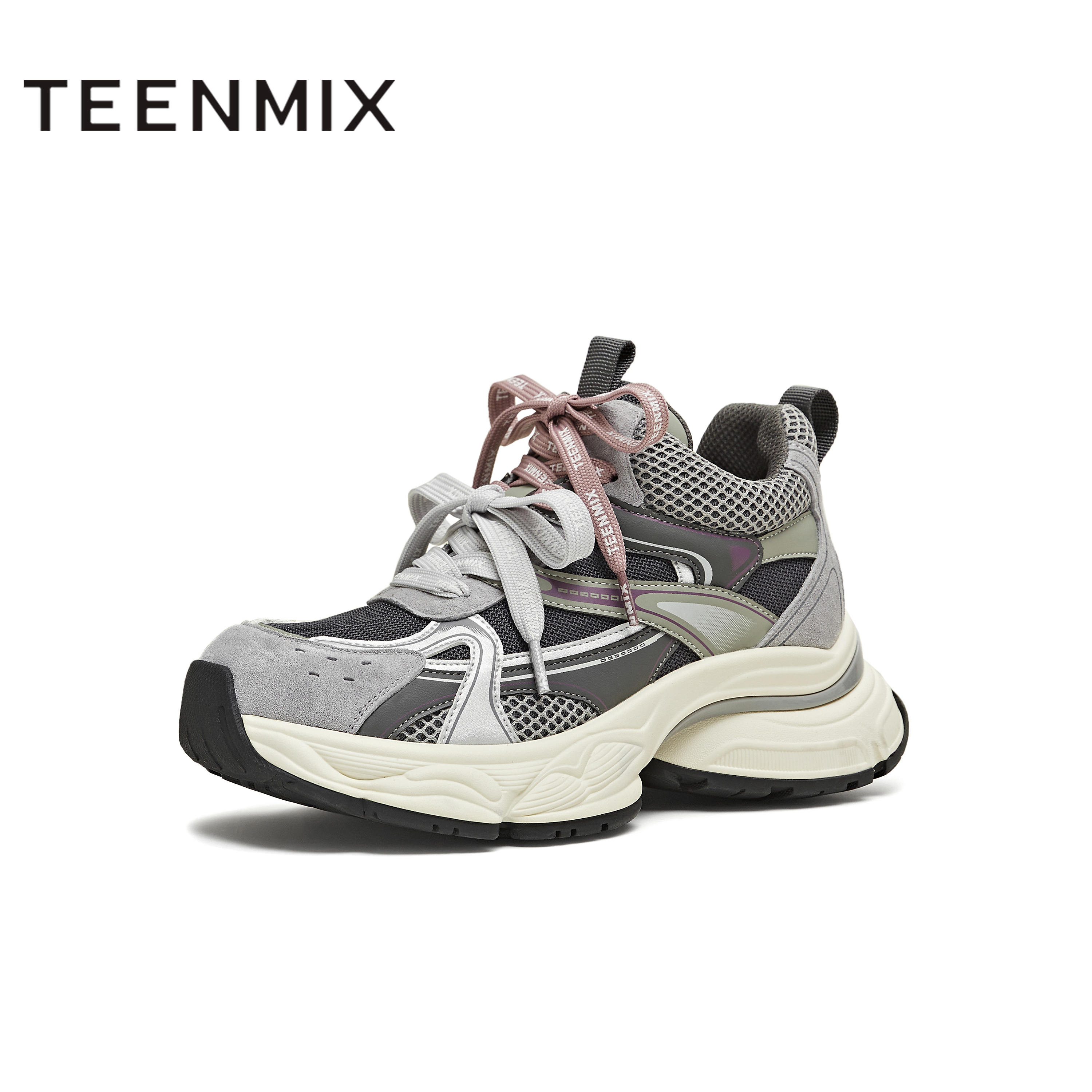 休闲百搭厚底系带