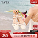 Tata他她玛丽珍包头凉鞋 7SG15BH4 2024夏款 女粗跟高跟凉鞋 外穿单鞋