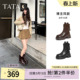 靴显瘦增高短靴子CE401DZ5 弹力靴加绒时装 TATA他她女靴子冬季 时尚