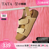 新款 TATA他她厚底勃肯鞋 夏季 女外穿凉鞋 4QY02BL5 女沙滩运动凉鞋