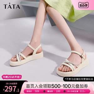 TATA/他她2023休闲凉鞋