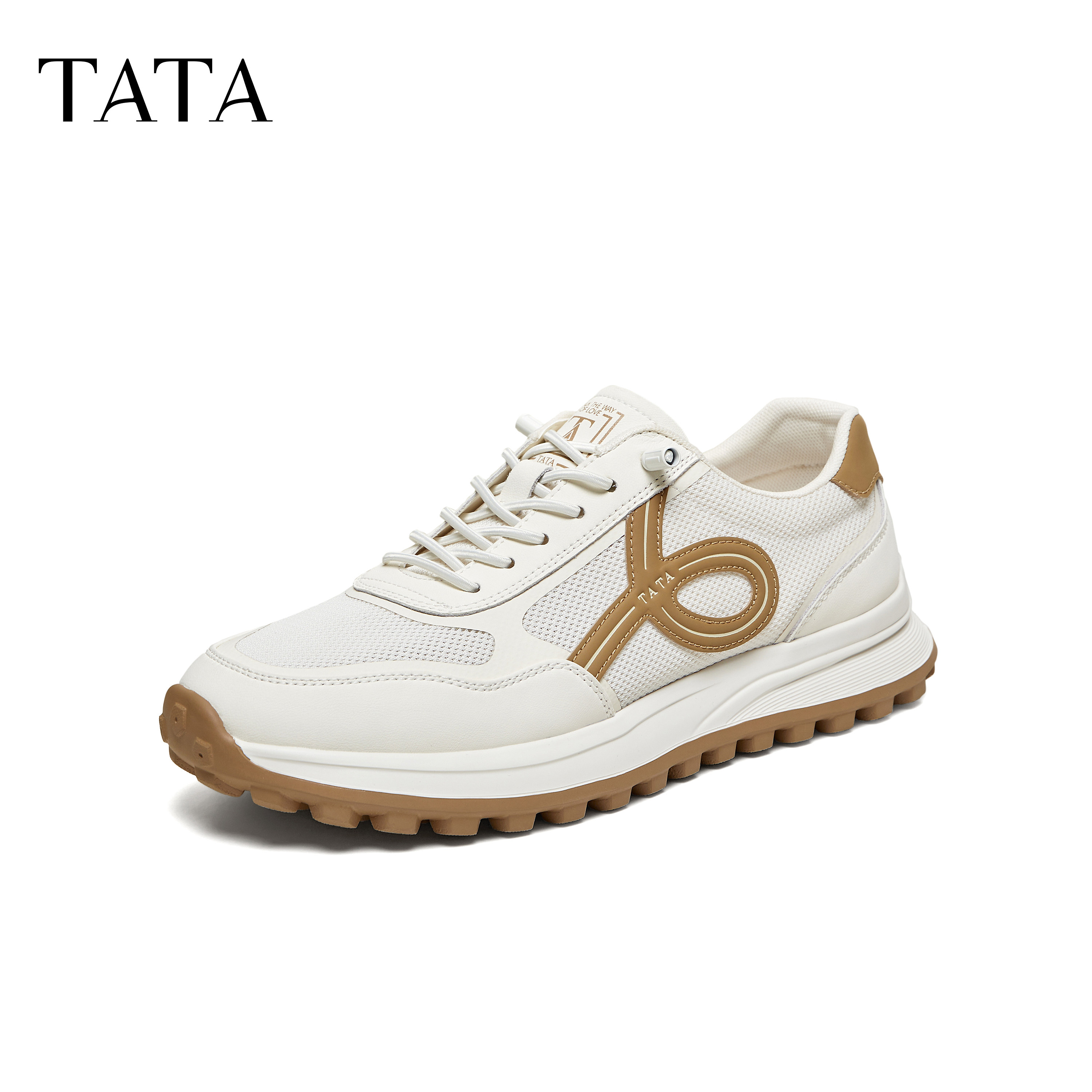 TATA他她男鞋2026夏季新款德训鞋舒适百搭休闲鞋男阿甘鞋PJD01BM6