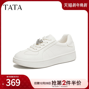 厚底鞋 新款 子时尚 休闲鞋 子CLG01AM6 TATA他她女鞋 百搭板鞋 2026春季