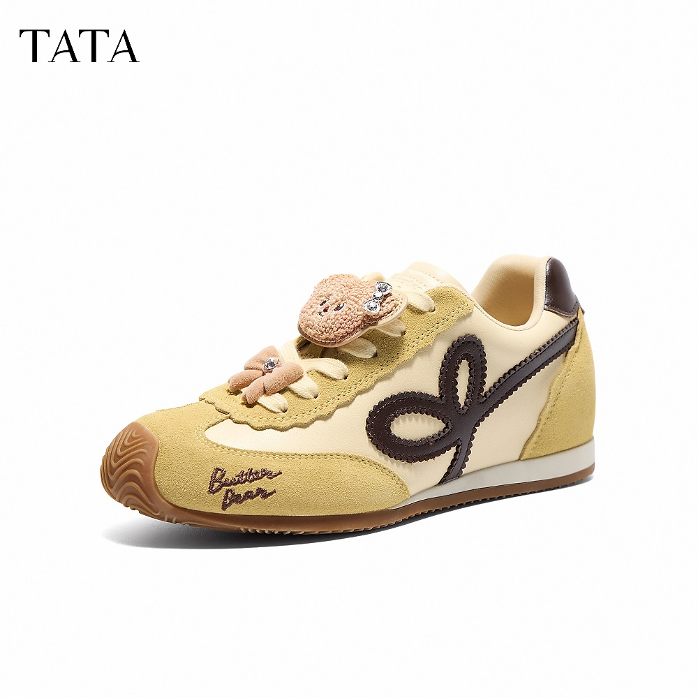 商场同款时尚简约休闲圆头