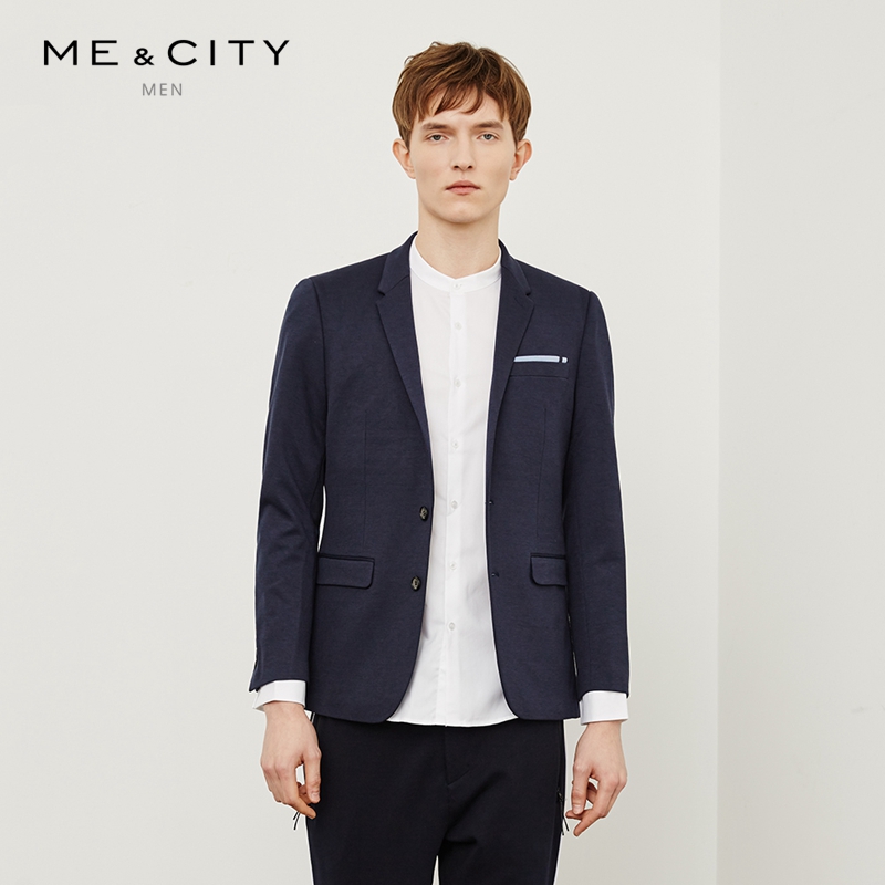 MECITYÄÐ×°ÉÌÎñÐÝÏд¿É«Ð¡Î÷×°ÍâÌ×ÄÐÐÞÉíº«°æÎ÷·þ