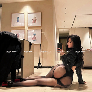 FLGG3D蜜桃臀超薄夏季 袜 防勾丝美肤袜黑丝袜性感JK美臀任意剪连裤