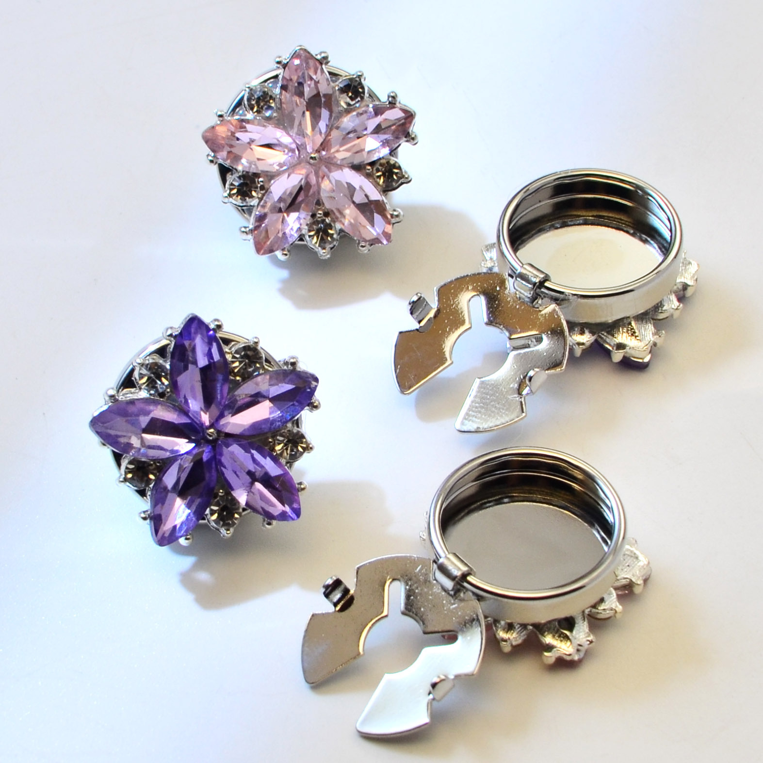 button cover 衬衫扣时尚潮流胸针扣五星水钻袖扣乌龟扣套扣夹扣