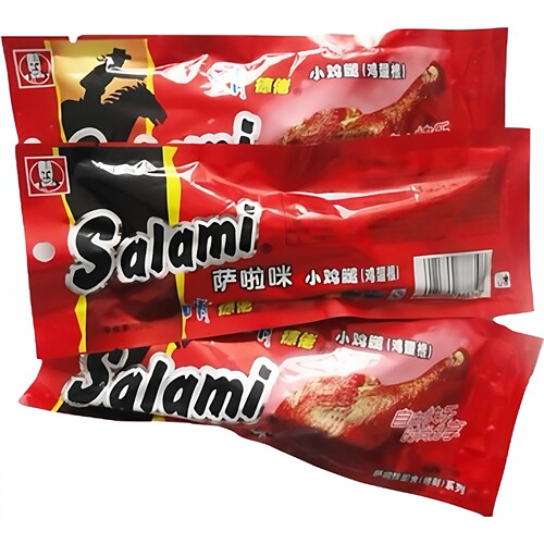 萨啦咪小鸡腿萨拉米烤腿怀旧零食