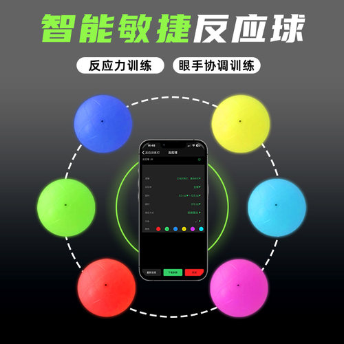 APP数控【智能反应训练球】