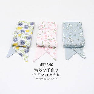 法式发带发绳发圈女夏季薄款小细条丝巾绑头发蝴蝶结飘带头绳绑包