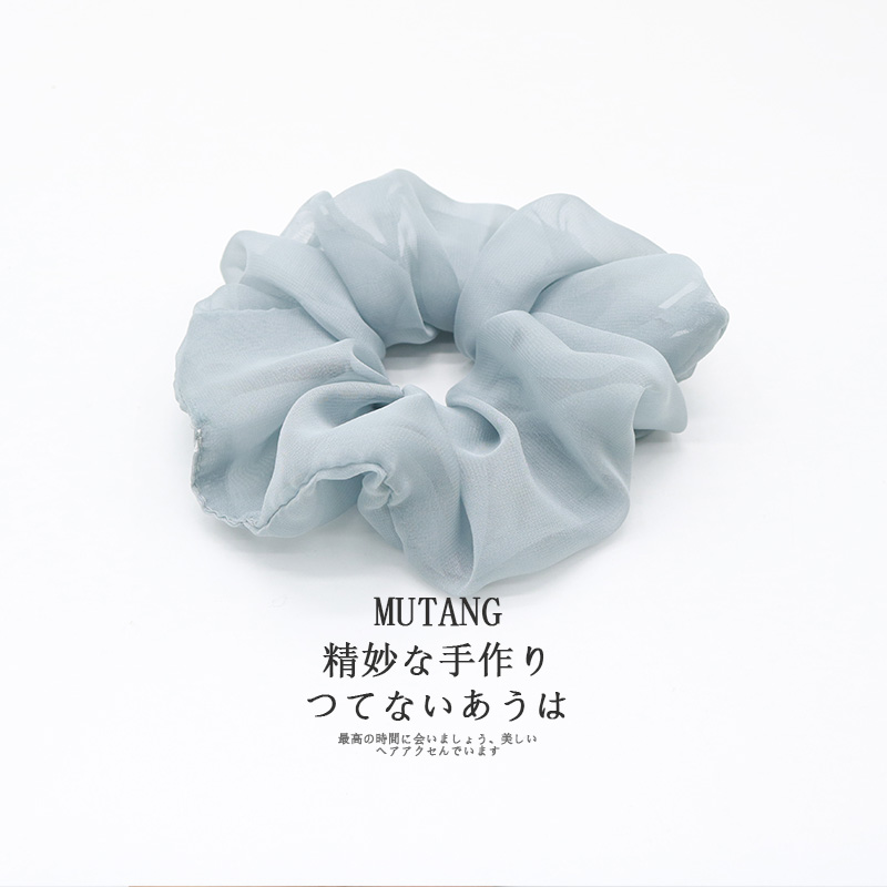 大肠发圈雪纺简约高级感发绳