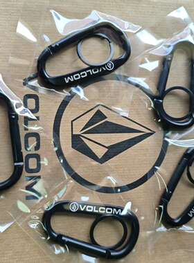 VOLCOM滑板钥匙扣铝合金登山扣KR3W快挂锁匙扣背包挂扣ELEMENT