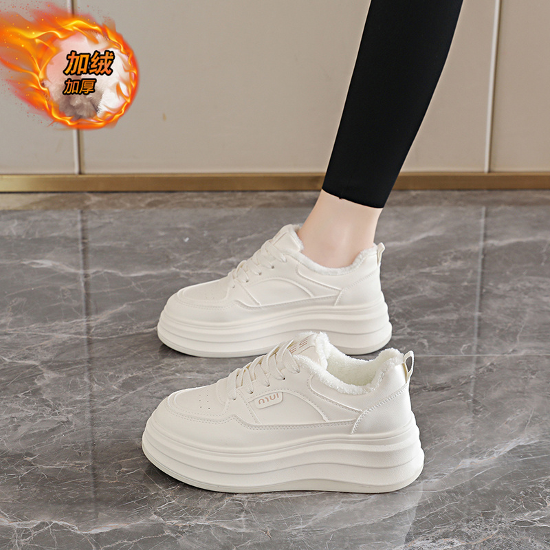 二棉鞋厚底增高学生运动板鞋