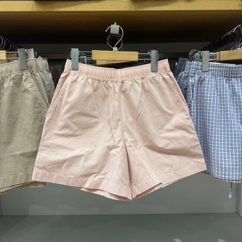 夏季新款女装棉质休闲宽松短裤