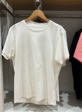 JM482297 夏季男装女装棉质圆领短袖T恤 纯色基础宽松版T恤