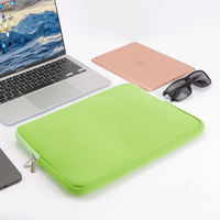 This simple, slim, shock-absorbing cotton zipper laptop inner bag is suitable for 13-inch Apple, 11-inch Huawei tablet, 14-inch Lenovo Xiaoxin, and HP Dell protective cases thumbnail 6