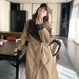 【24新款】小个子复古拼色泡泡袖风衣外套270-8901P145控218，女装短外套，浙宝270